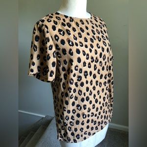 Business Casual Leopard Top